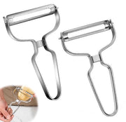Set di schiller per verdure e patate in acciaio inossidabile - oscillatore a molla - duraturo e resistente alla corrosione - schiller a pendolo libero