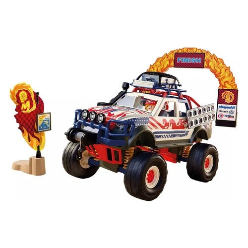 Costruzioni playmobil 72061 offroad cars truck ring of fire