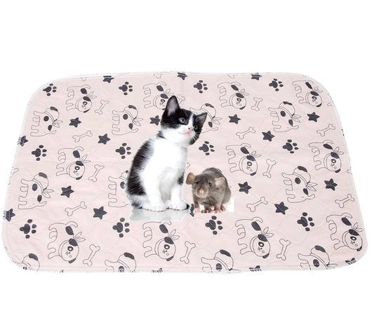 Cuscino per Animali Acquapligante - Riciclabile - Assorbente - Lavabile - 40 x 60 cm - Disegno Animale Comfortevole - Cuscino di Gomma