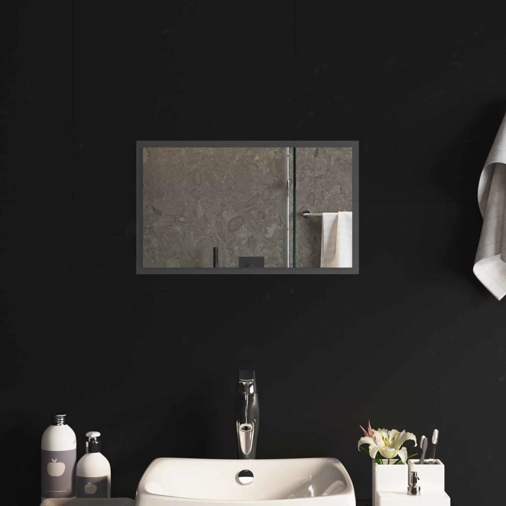 Specchio da bagno LED Trasparente 50 x 30 cm vetro temperato 42045811