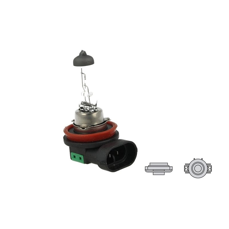 2 PZ Lampada Alogena H16 12V 19W PGJ19-3 Clear Compatibile Osram Renault Captur