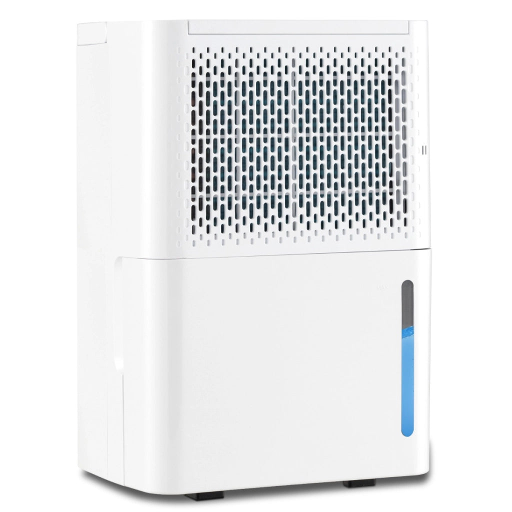 Deumidificatore 12L silenzioso ed efficiente con modalit¨¤ continua/asciugatura/auto, Deumidificatore portatile Bianco