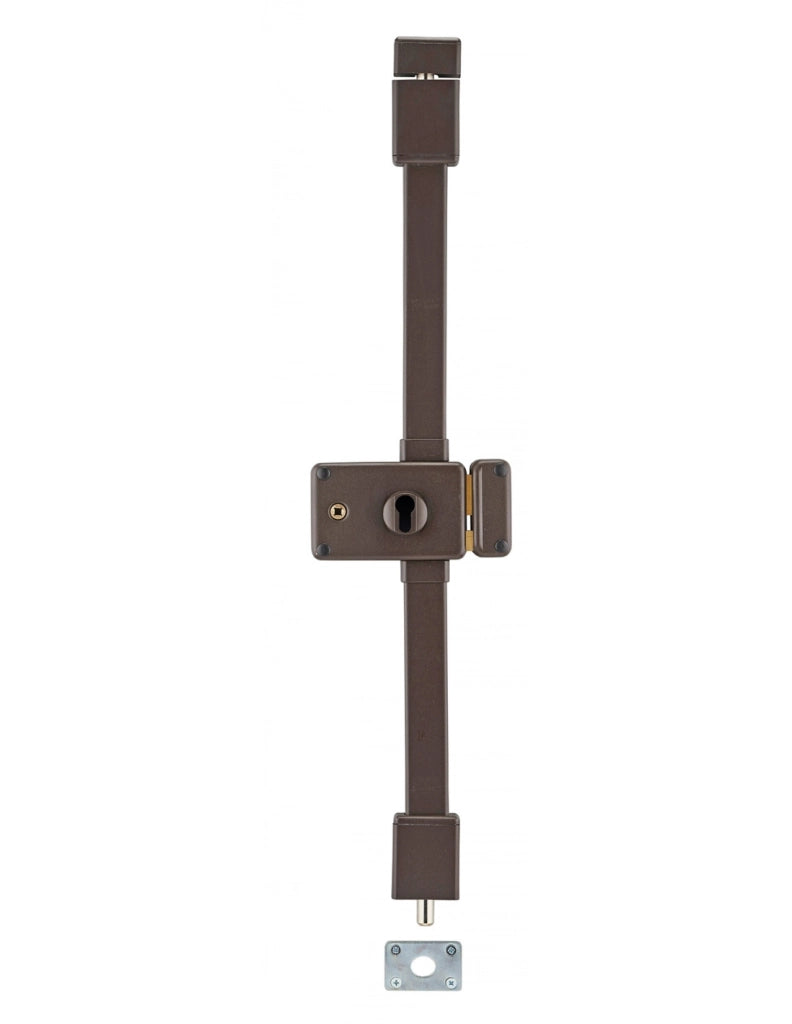 Cassa serratura HORGA marrone con quadro maniglia 140 x 88 mm, destra – THIRARD