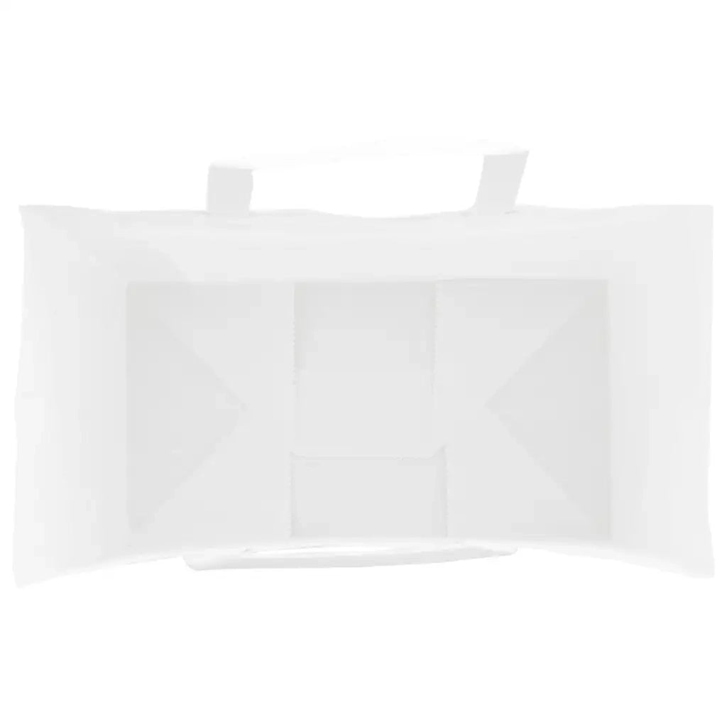 Sacchetti di Carta 50 pz con Manici Bianchi 15x8x21 cm