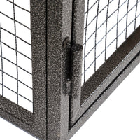 Conigliera da Giardino 122x63x92 cm con Rampa in Legno e Metallo