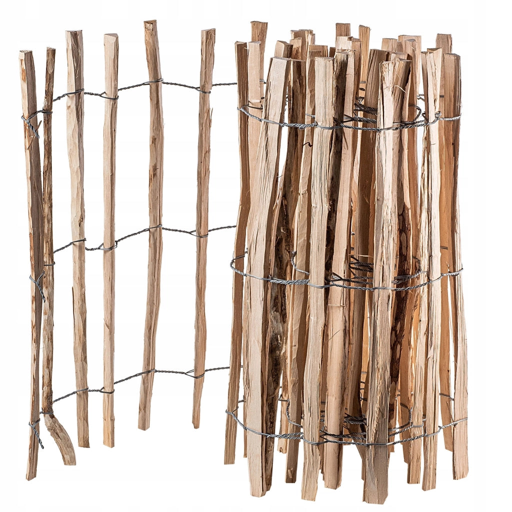 Recinzione protettiva avvolgibile KADAX Hazel Stacket Fence per giardino, 500x90 cm (7-9 cm).