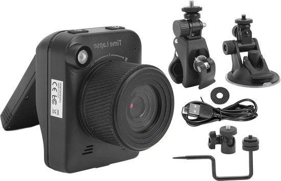 Camera di Timelapse Esterna a Colori Completi 4K 32MP con Schermo LCD da 20 Pollici - Macroregistrazioni IP66 Resistenti all'Acqua Registrazioni di Timing