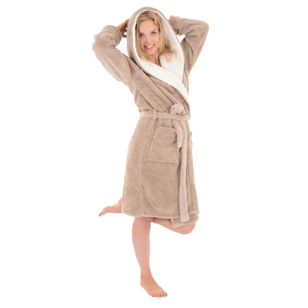 Accappatoio Da Donna Jordan Beige / Ekru Rozm.m