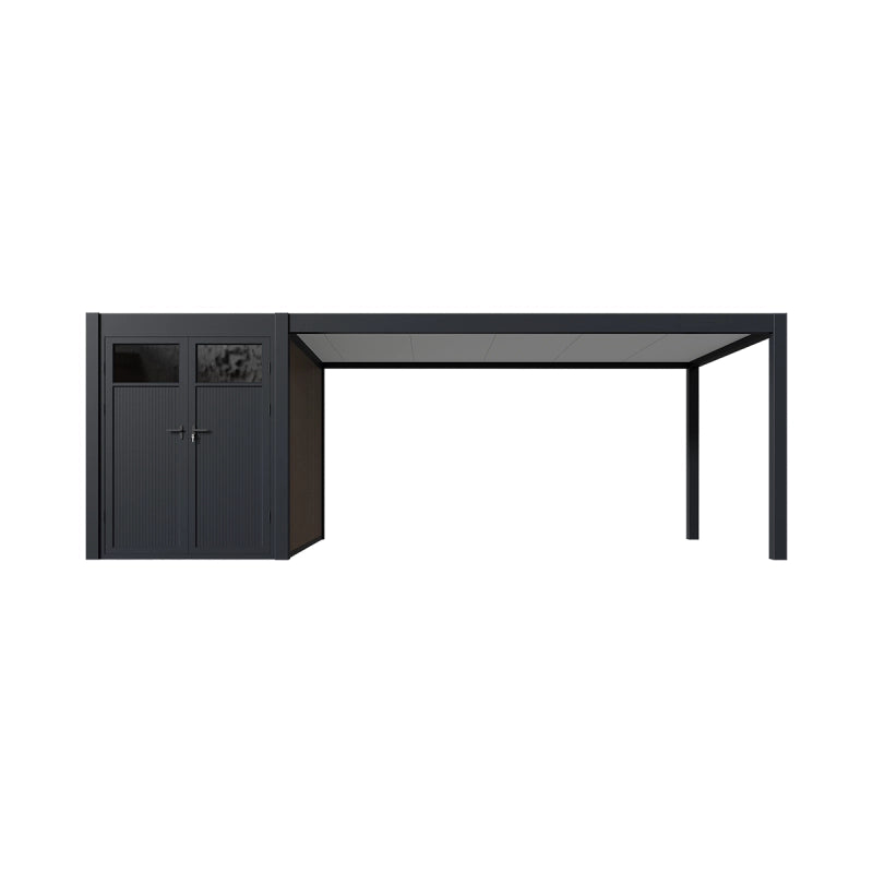 Carport Ombréa (1 veicolo + annesso di stoccaggio) - 3x7M