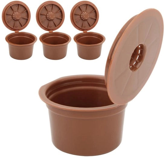 Capsule per caffè riciclabile - 3 pezzi - Economica - Accessori di ricambio - Sostenibile - Adatto a Caffitaly - Capsule per caffè