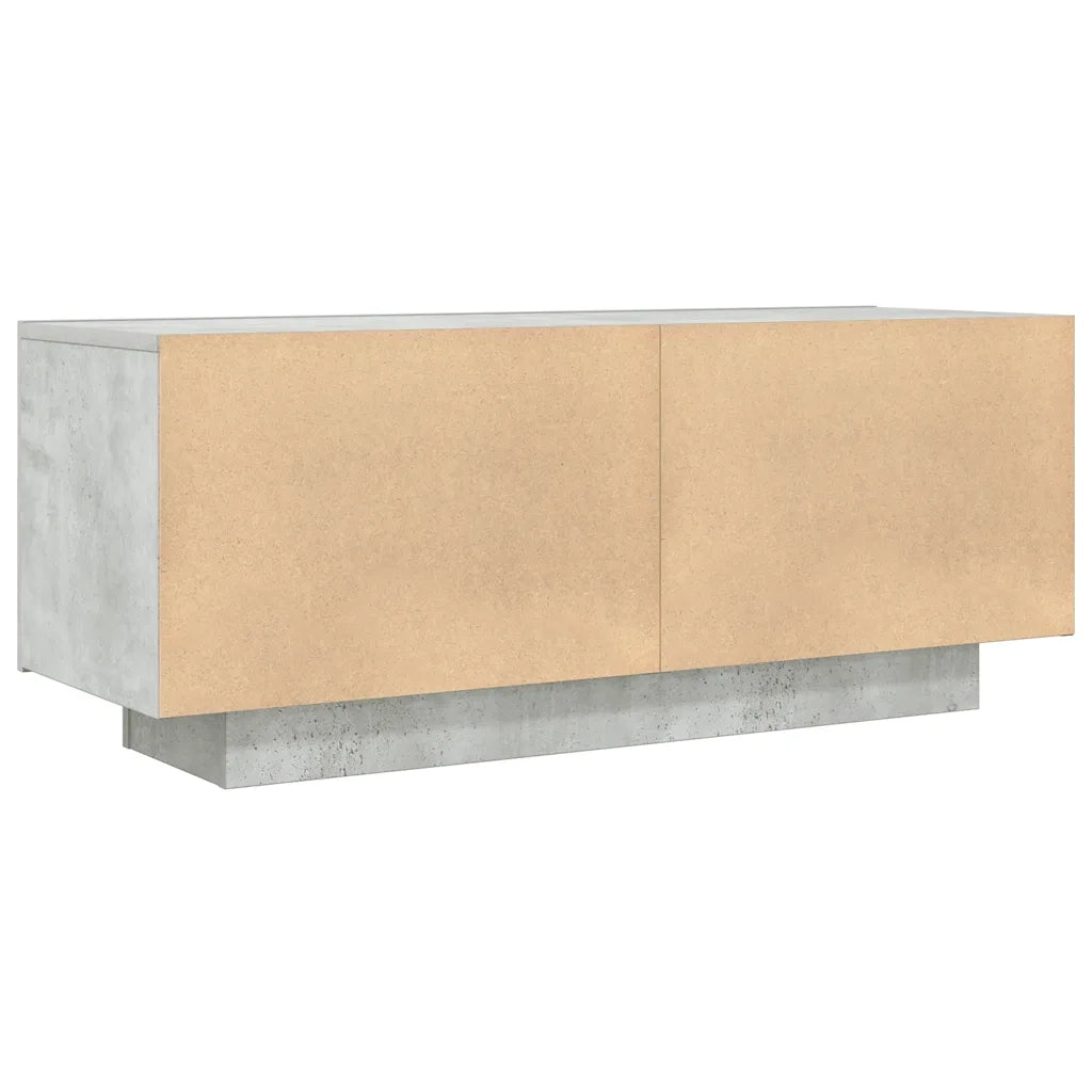 Mobile per TV Grigio Cemento 100x35x40 cm Legno Multistrato 804440