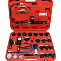 Tester per impianto di raffreddamento 27 pezzi con pompa e tappi del radiatore