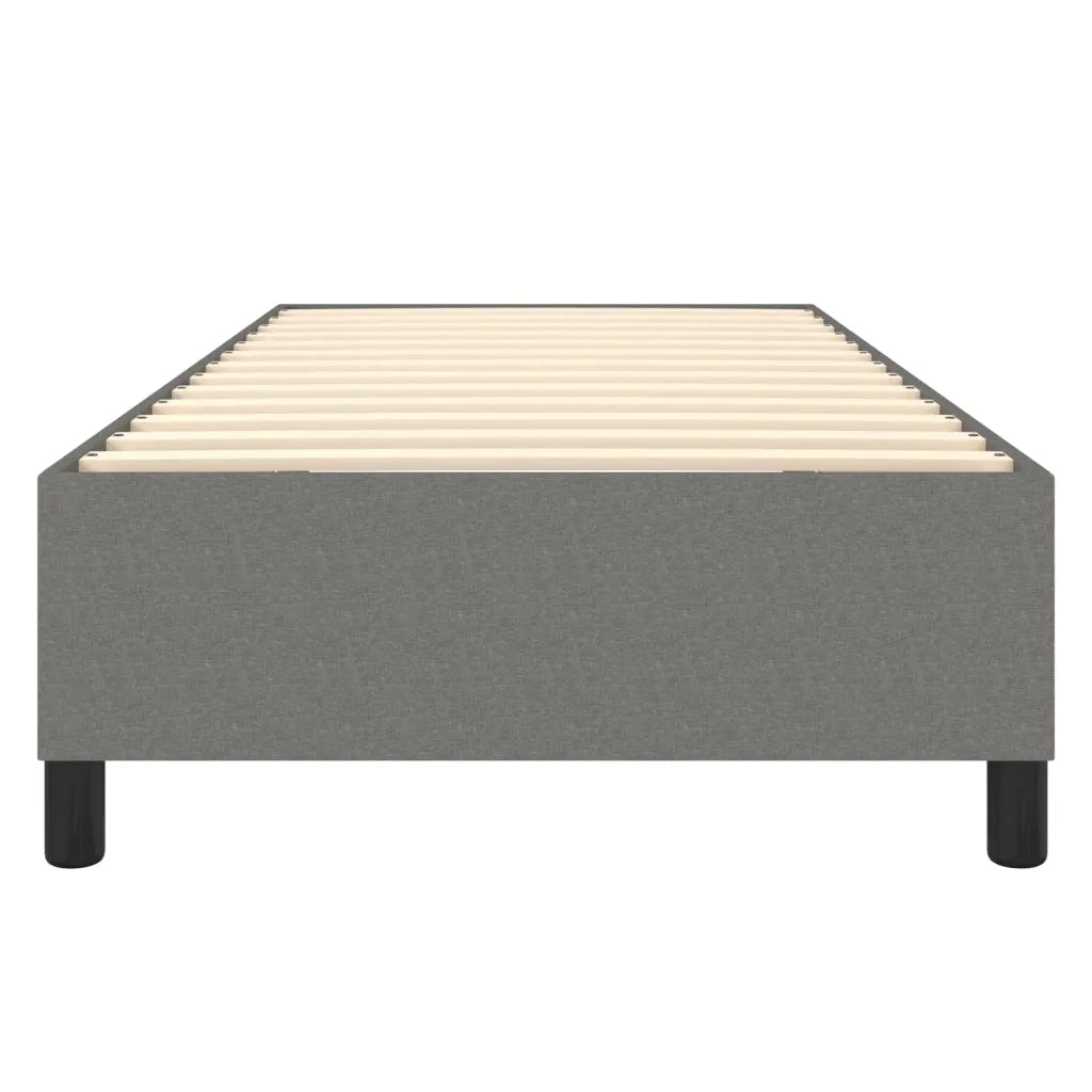 Giroletto a Molle Grigio Scuro 100x200 cm in Tessuto