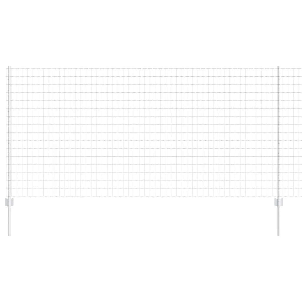 Recinzione con Posto Argento 1,2 x 10 m Acciaio 3336156