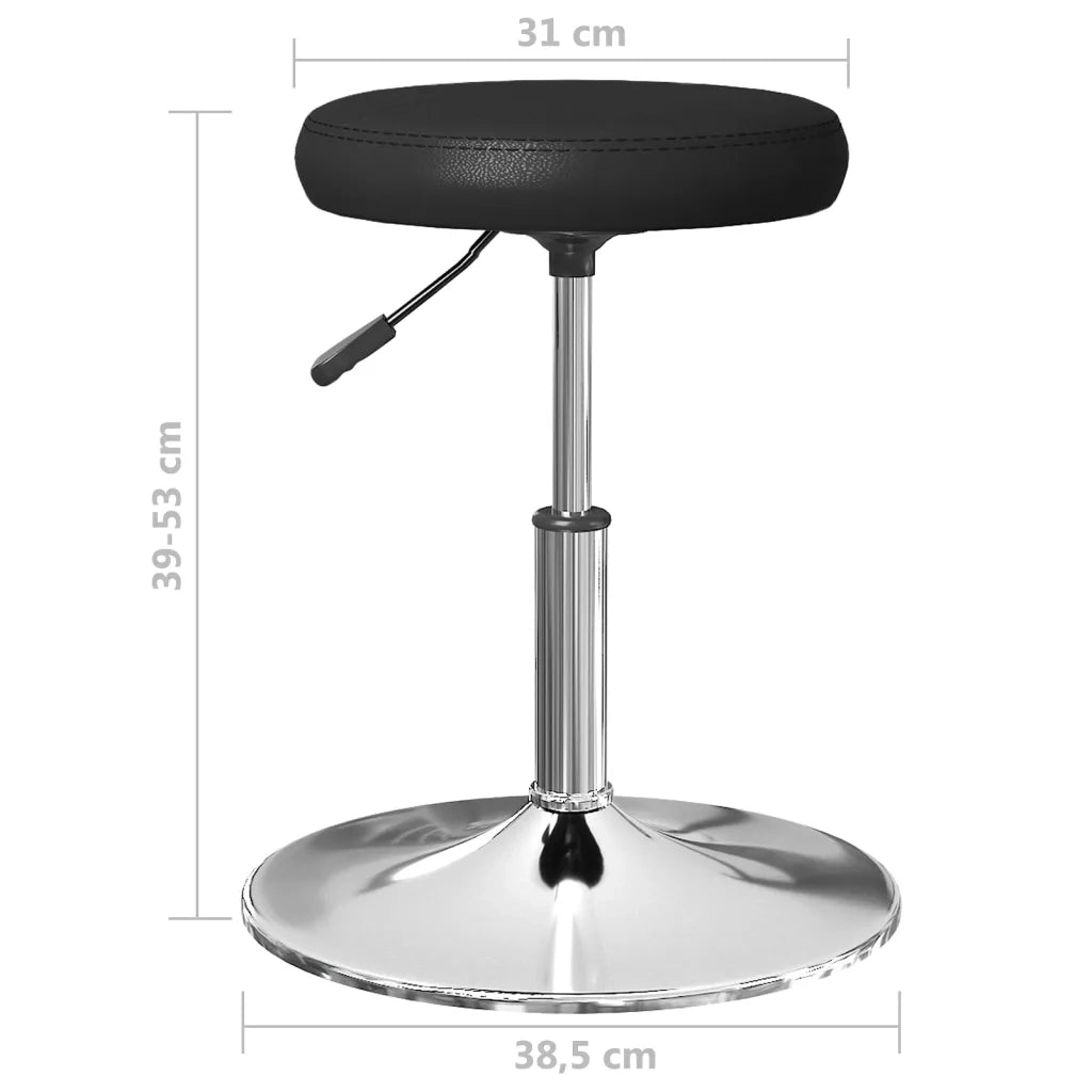 Sedie da Pranzo 4 pz Nere in Similpelle 3085579