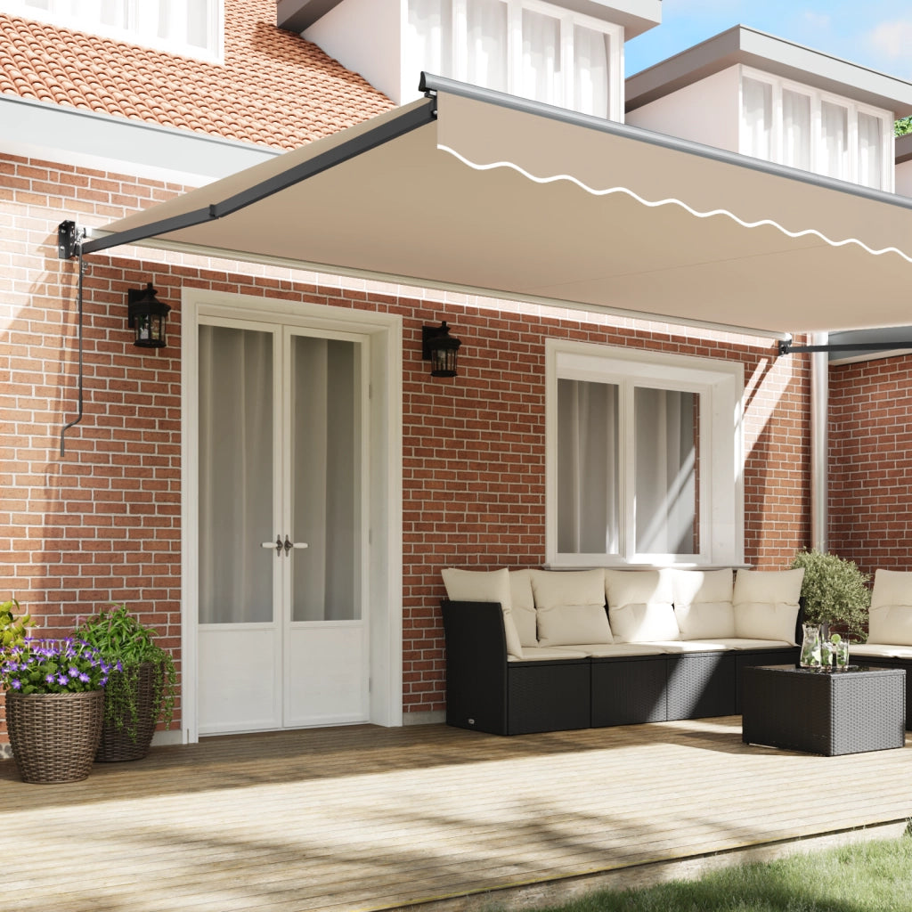 Tenda Retrattile Automatica  Beige 500x300 cm