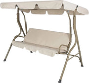 Parasole impermeabile - Copertura per sdraio - 190 x 132 x 15 cm - Beige