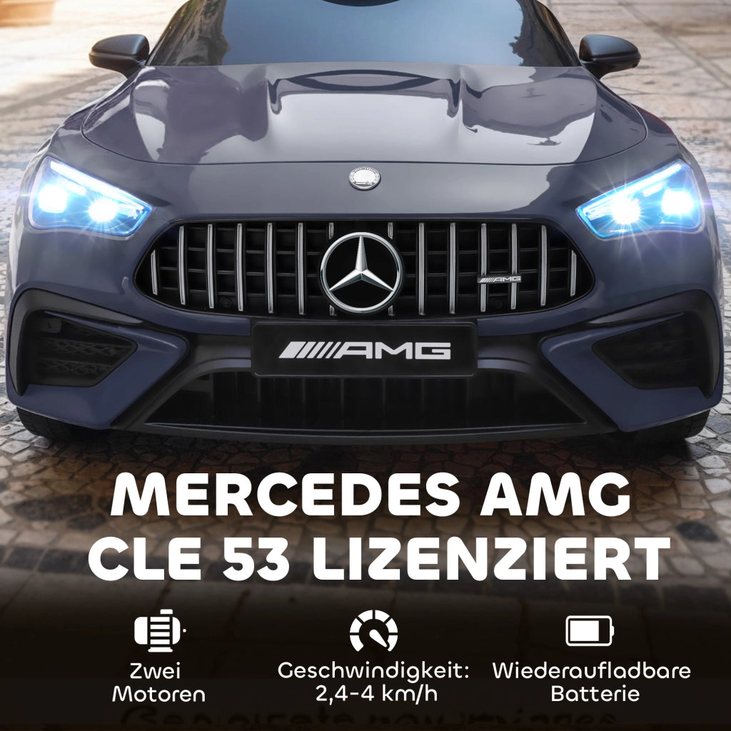 Auto elettrica per bambini Mercedes ¨C zephmum ¨C Grigio 12V