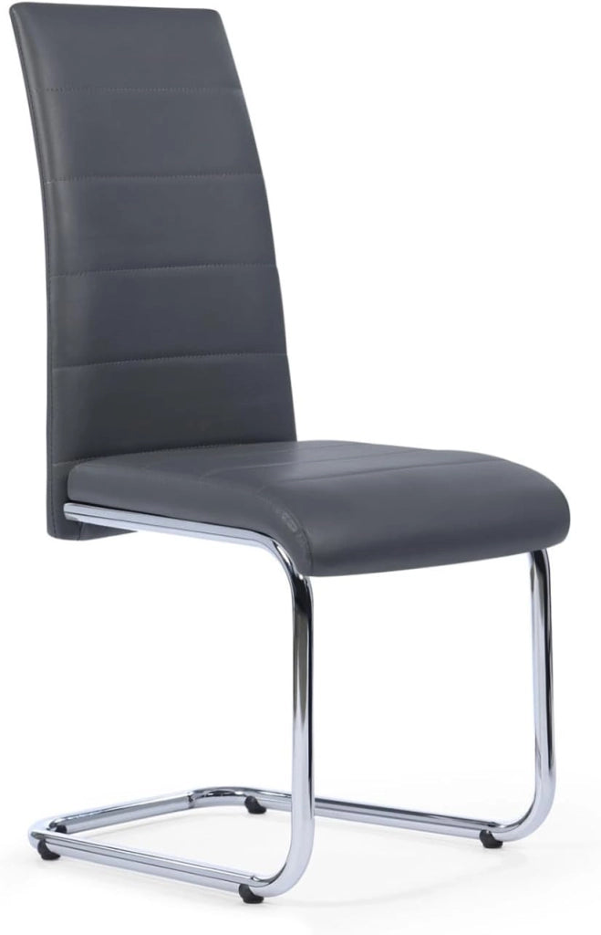 Set di 4 sedie da pranzo grigie MIA