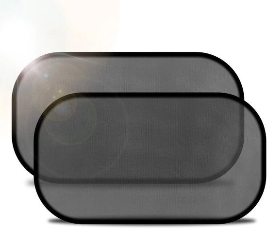 Ombrelloni per Auto e Bambino - 2 Pezzi - Protezione UV - Zanzariere Portatile - 51x31 CM - Adatto per la maggior parte dei Veicoli