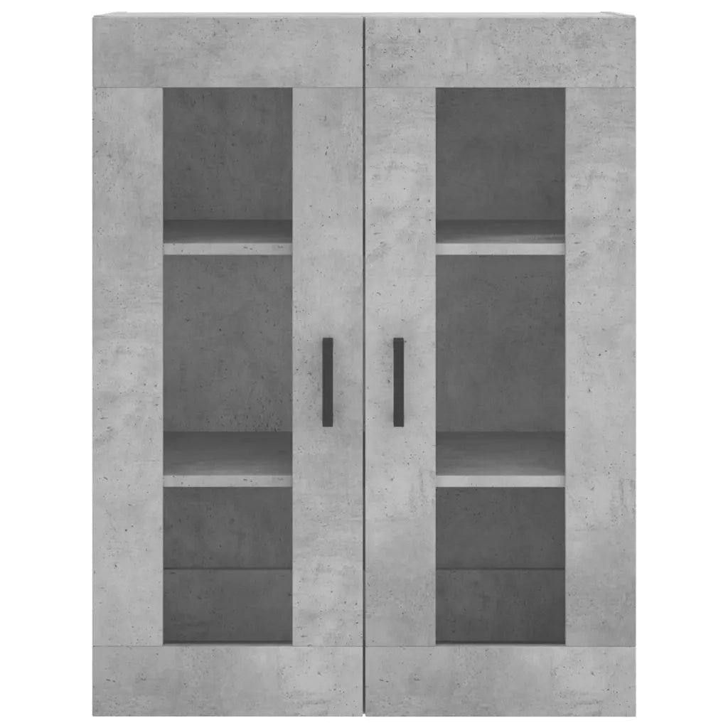 Armadietti a Parete 2 pz Grigio Cemento in Legno Multistrato CFW4736839