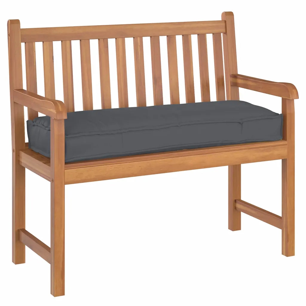 Cuscino Antracite 110 x 40 x 8 cm Tessuto Oxford 42001628