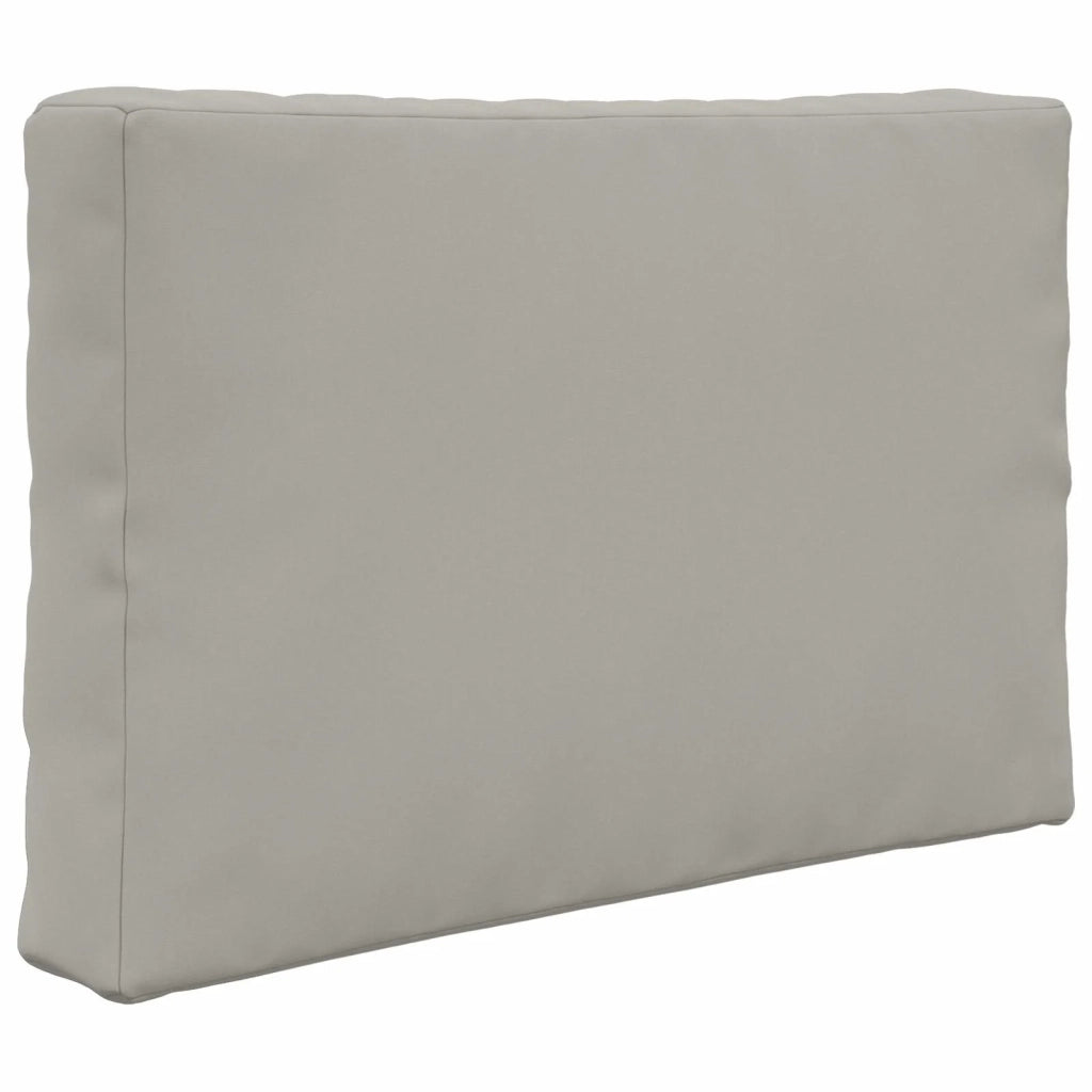 Cuscino per divano da esterno 3 pcs Grigio Poliestere