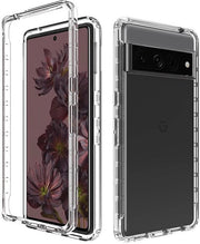 Custodia per smartphone resistente allo shock - Custodia per smartphone Google Pixel 7 Pro - Translucida - TPU - Ricarica wireless - Protezione antiscratch retro - Custodia per smartphone