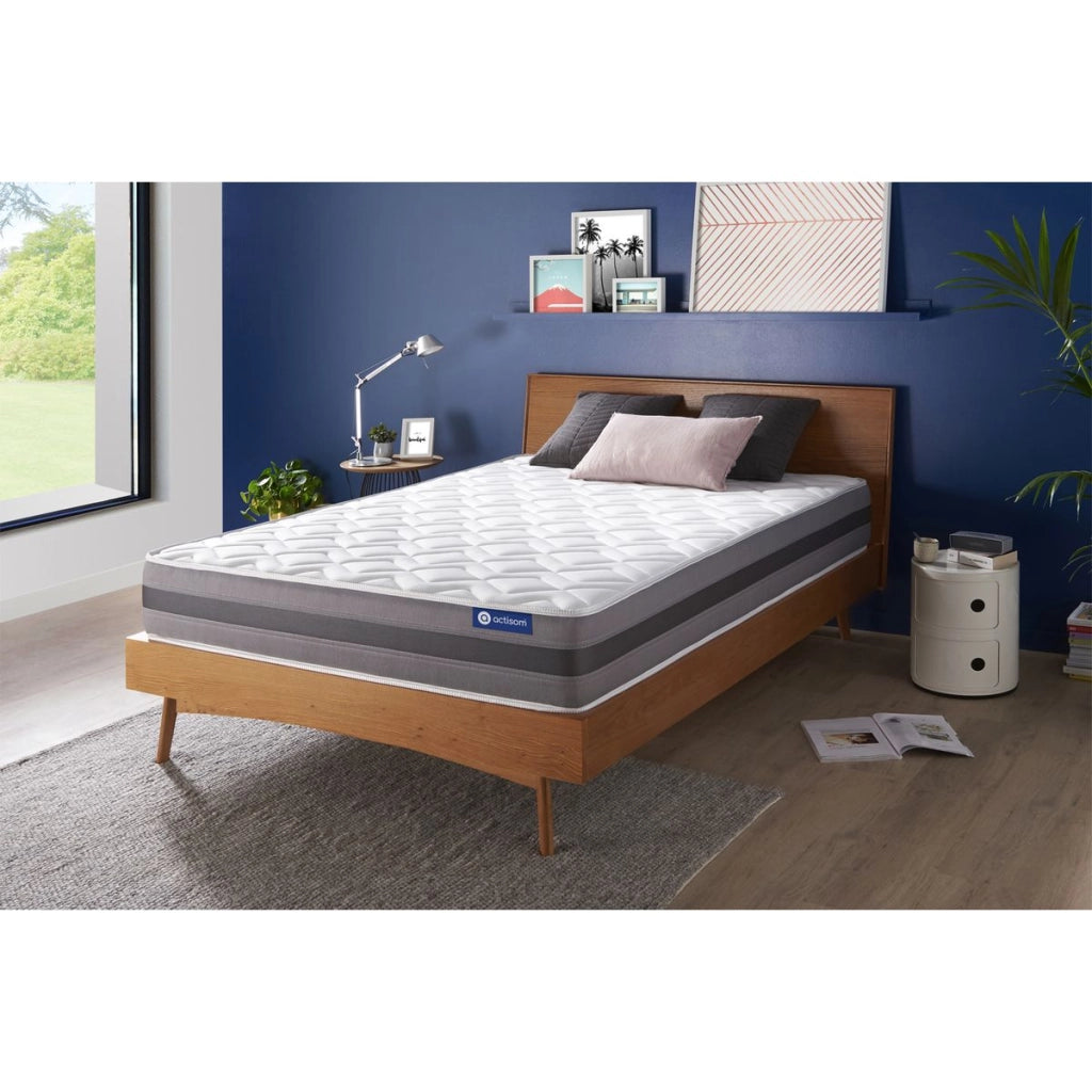 Materasso matrimoniale Actiflex relax 200x200cm - Spessore : 24cm - Molle insacchettate e memory foam - Moderatamente rigido