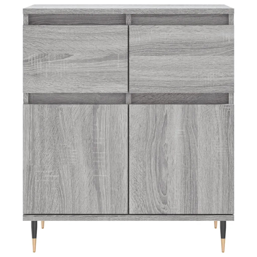 Credenza-Buffet-Armadio da cucina Grigio Sonoma 60x35x70 cm in Legno Multistrato 904883