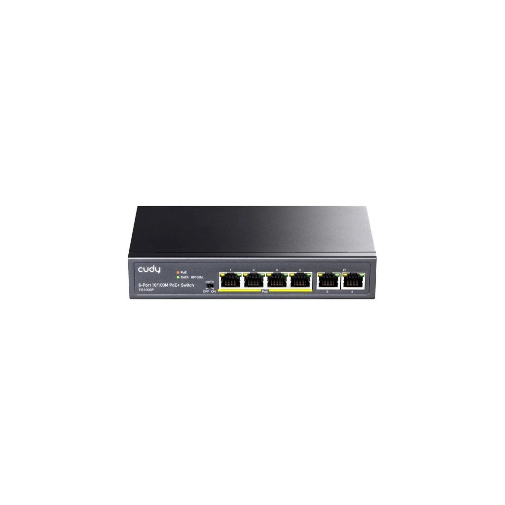 Cudy Switch PoE+ 6 Porte FS1006P