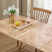 Protezione per tavolo Translucido 80x120 cm - Protezione per tavolo Pelle di vetro 2 mm Spessore - Imprigiona olio e acqua