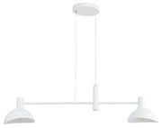 Lampada a sospensione moderna bianca Artis 2xE14 Sigma