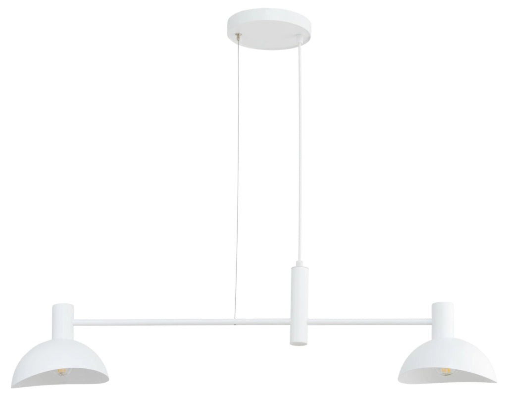 Lampada a sospensione moderna bianca Artis 2xE14 Sigma