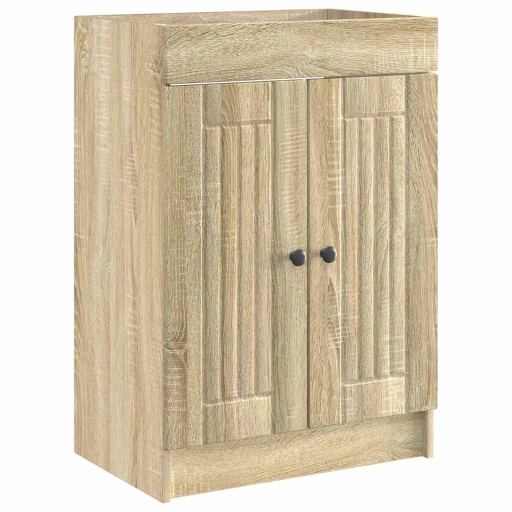 Mobiletto da bagno sotto il lavello Rovere Sonoma 890036