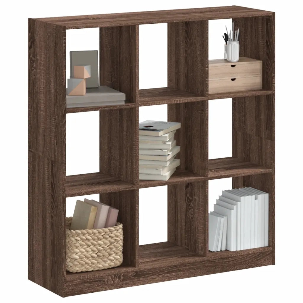Libreria Rovere Marrone 102x32x108 cm in Legno Multistrato 3307843