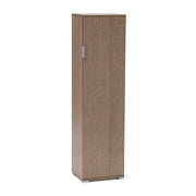 MOBILE PORTA OGGETTI IN LEGNO DI ROVERE GRIGIO CON 3 RIPIANI 40 X 33 X H151 CM