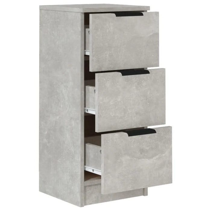 Credenza Grigio Cemento 30x30x70 cm in Legno Multistrato cod mxl 18438