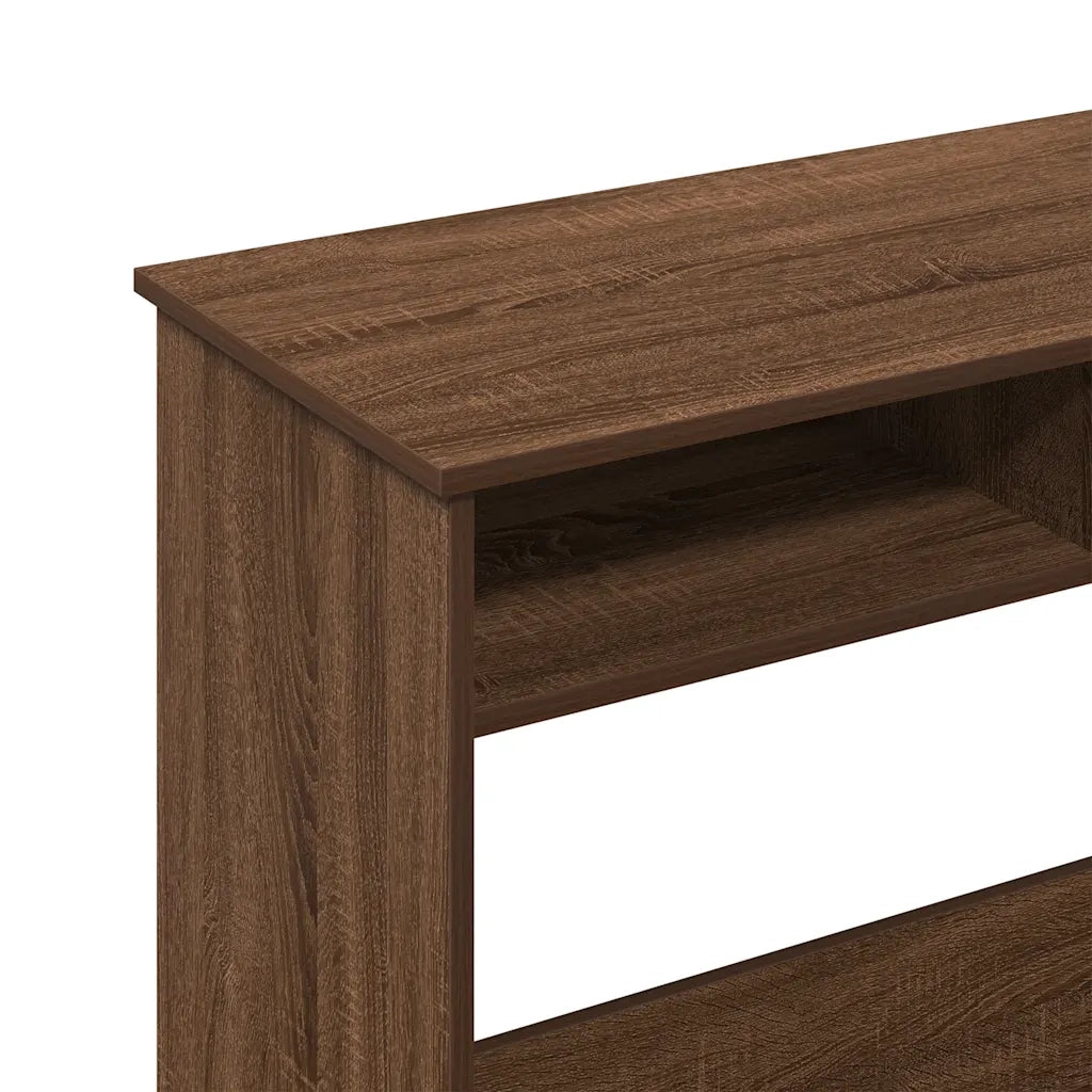 Scrivania Rovere Marrone 80x40x75 cm in Legno Multistrato
