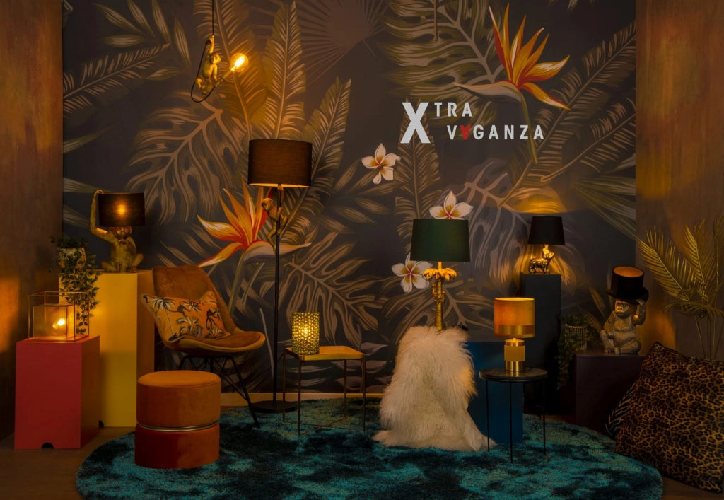 Lampada tavolo Lucide Extravaganza Frizzle marrone E14 40W
