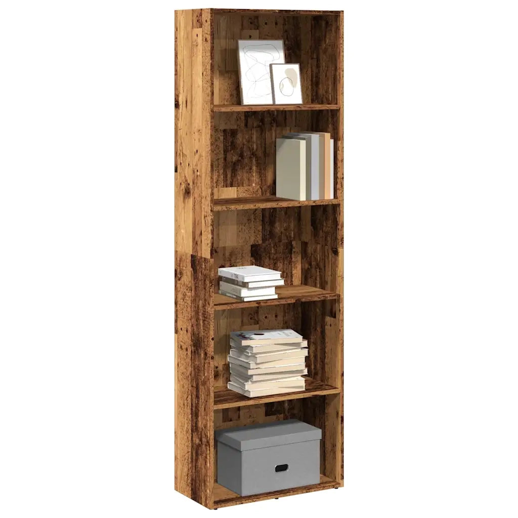 Libreria Legno Antico 60x30x189 cm in Legno Multistrato 857924