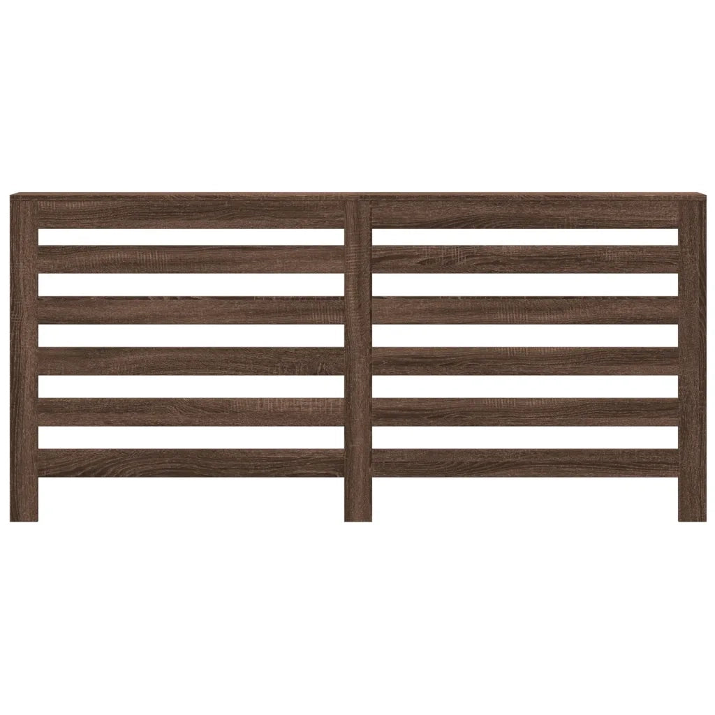 vidaXL Copertura Termosifone Rovere Marrone 175x20x82cm in Multistrato