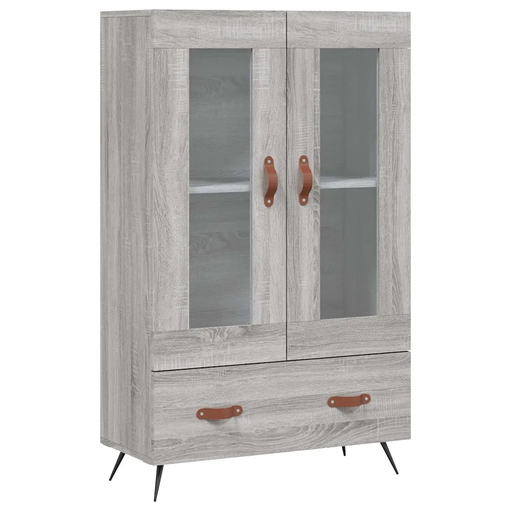 Credenza-Buffet-Armadio da cucina Grigio Sonoma 69,5x31x115 cm in Legno Multistrato 861992
