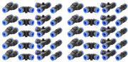 Connesione pneumatica 40 pezzi - Connettore pneumatico - Connettività rapida - Alta precisione - Materiale duraturo - Rotazione 360 gradi - Coppia pneumatica