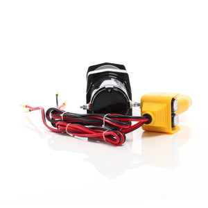 Argano elettrico Verricello a motore 12V 907kg Cavo d'acciaio 12,5m Motore 1CV Fuoristrada