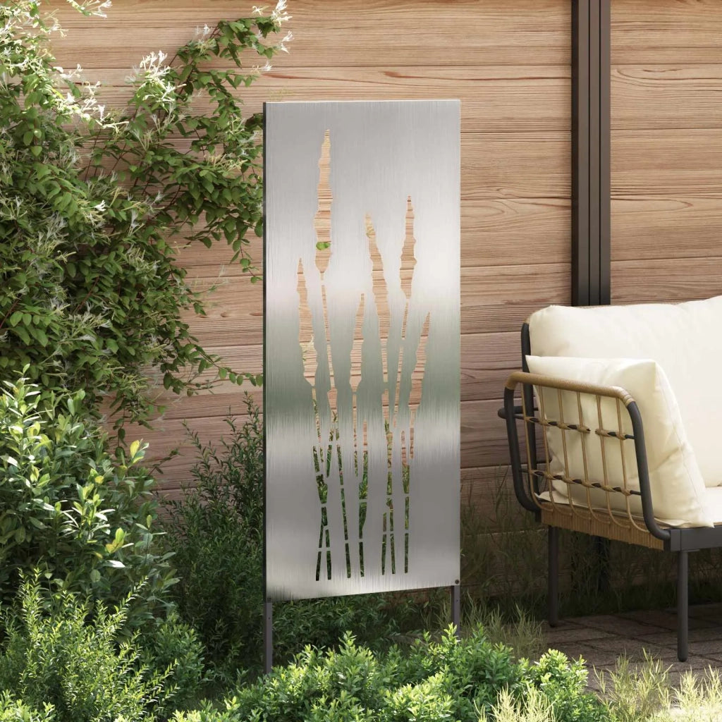 Schermo per privacy in giardino Floreale Argento 50 x 140 cm