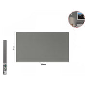 Trade Shop - Rotolo Pellicola Adesiva Grigio Scuro 45cmx5mt Per Mobili Carta Da Parati 71118 -