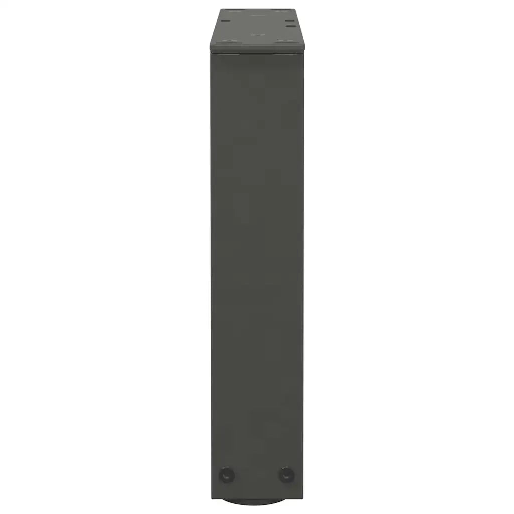 Gambe per Tavolino da Caff¨¨ a Forma di V 2 pz-Set di 2 Gamba per Tavolo Antracite 30x(30-31,3) cm Acciaio