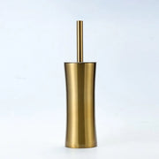 Set di spazzola per il water e supporto in acciaio inossidabile dorato, dorato a martinetto, accessori da bagno, spazzola per il water e supporto, spazzola per il water da bagno (bronzo)