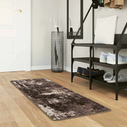 Runner Tappeto MARSA Nero 50 x 100 cm Poliestere e PVC